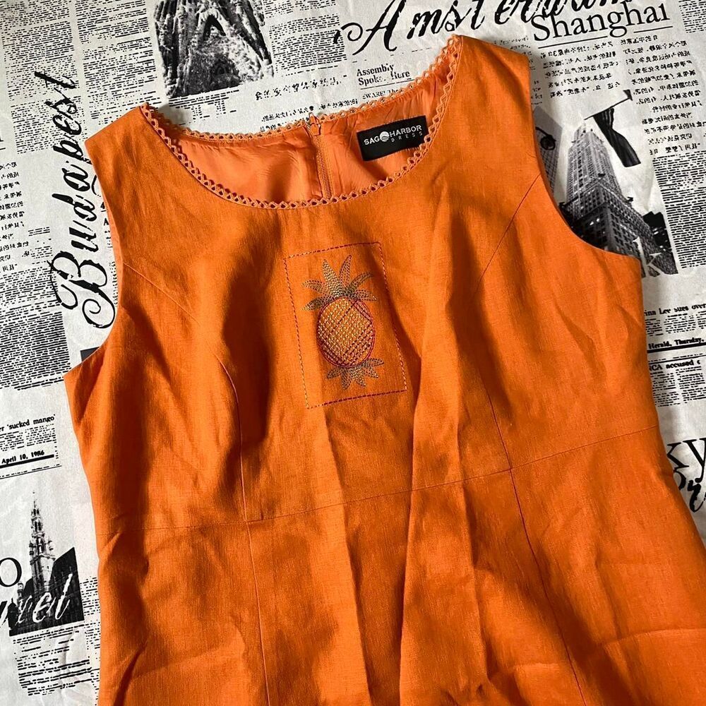 Sag-harbor Women's Orange Dress